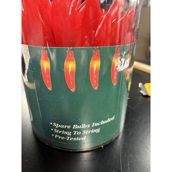 Holiday Time Red Chili Pepper 35 Light Set String Christmas Tree Lights NEW - Picture 5 of 6
